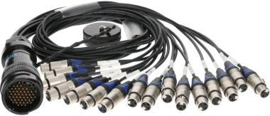 Klotz OT1000 - RMP 54p papa - 16x XLR mama 16-cs. - digitális fanout - PVC - 1,2m