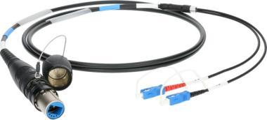 Klotz optický kabel opticalCON DUO - 2x SC/UPC, jednovidový OS2, 3m