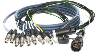 Klotz OmniSTAR - RMP 25p papa - 8x XLR mama 8-cs. - digitális fanout - PUR - 20m