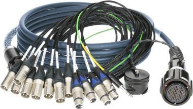 Klotz OmniSTAR - RMP 37p mama - 8x XLR papa / 4x XLR mama 12-cs. - digitális fanout - PUR - 30m