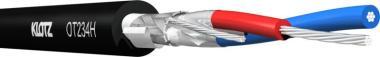 Klotz OmniTRANS alacsony veszteségű AES/EBU (DMX) szerelőkábel 2 x 0,34 mm² - FRNC