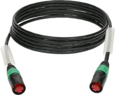 Klotz PVC köpenyű, rugalmas, pro patch kábel CAT5e / etherCON - etherCON - 25m