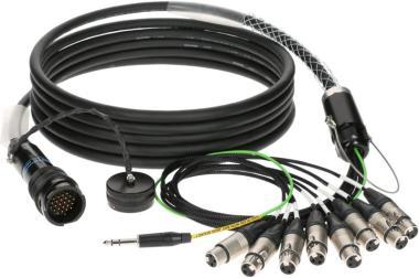 Klotz PolyLIVE - RMP 25p papa - 8x XLR mama 8-cs. analóg fanout - PVC - 10m