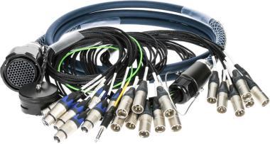 Klotz PolySTAR - RMP 85p mama - 16x XLR papa / 8x XLR mama 24-cs. analóg fanout - PUR - 6m