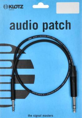 Klotz patch kabel XLR-Jack, černý, 0,3m