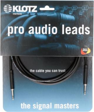Klotz patch kabel XLR-Jack, černý, 2m