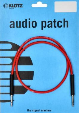 Klotz szimmetrikus apró telefon patch kábel - piros TT Bantam - TT Bantam - 0,6m