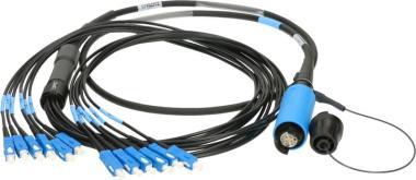 Klotz SmartBeam DODEKA 12 - 12x SC/UPC breakout kabel, single-mode OS2, 10m