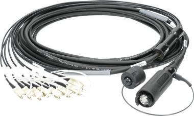 Klotz SmartBeam OCTO - 8x SC/UPC breakout kábel FiberLink - multimode OM4 - 50m