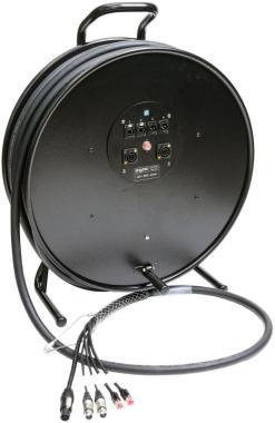Klotz hybridní kabel, 2x RJ45, etherCON, 2x XLR 3p, powerCON TRUE1, 2,5m