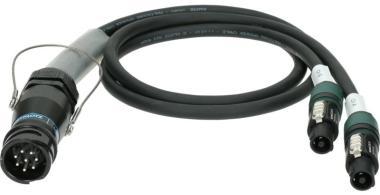 Klotz SPUTNIK L-Acoustics DOFILL adapter PA-COM® 8p papa - 2 x speakON 4p mama - 3m