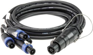 Klotz SPUTNIK TOP és SUB hangszóró adapter speakON 8p mama - 4 x speakON 4p mama