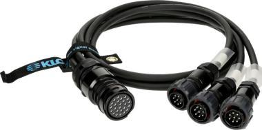 Klotz kabel PA-COM® 25p matka - 3 x PA-COM® 8p otec - 1m