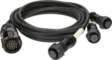 Klotz SPUTNIK hangszóróadapter PA-COM® 25p papa - 3 x PA-COM® 8p mama