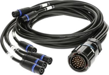 Klotz kabel pro d&b reproduktory PA-COM® 25p, 6 x speakON 4p