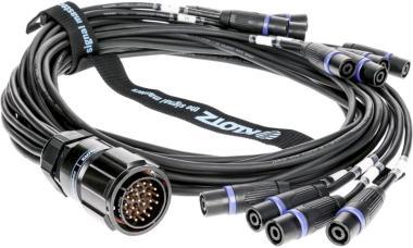 Klotz kabel d&b adaptér PA-COM® 25p, 12 x speakON 4p