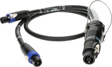 Klotz SPUTNIK Y hangszóró adapter speakON 8p mama - 2 x speakON 4p mama
