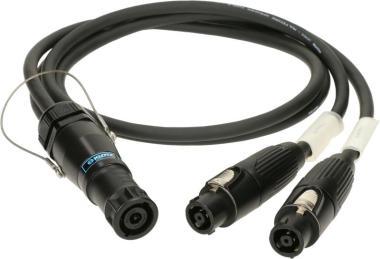 Klotz SPUTNIK TOP és SUB hangszóró adapter speakON 8p papa - 2 x speakON 8p mama - 3m
