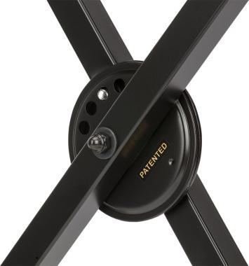 Hercules KS110B Billentyű állvány, X-tipusú, szimplavázas, 1 hangszerhez, 80 kg kapacitás