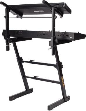 Hercules KS410B Billentyű állvány, Z-tipusú, 2 hangszerhez, 130 kg kapacitás
