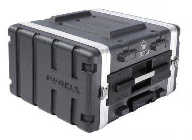 PROEL FOABSR6UW Rack doboz 6U, ABS, gurulós, 19