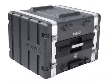 PROEL FOABSR8UW Rack doboz 8U, ABS, gurulós, 19