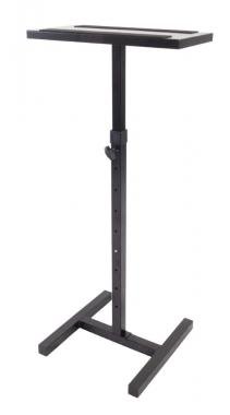 PROEL KP820 Monitor-Hangfal állvány, H talp fekete, m: 830-1320 mm tálca: 470 x220 mm, max: 60 kg