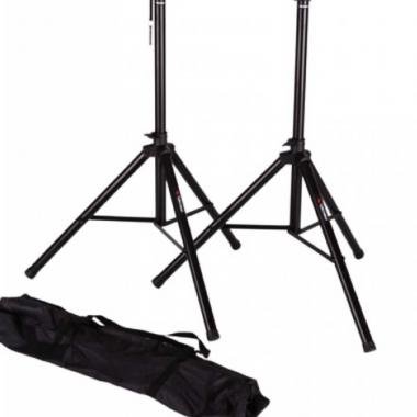 PROEL FRE180KITV2 Hangfal állvány pár táskában fekete, fém-műanyag, m:1200-1800 mm, d: 35 mm, max: 4