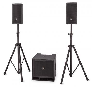 PROEL LT812A Aktív háromutas hangfal-rendszer, Amp, csúcs 1600W