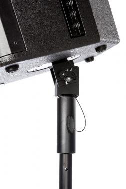 PROEL KP010 Hangfal állvány adapter 0-10° fekete, alumínium, d:35 mm M - d:35 mm FM