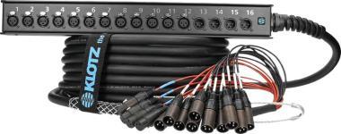 Klotz Stagebox 12/4 XLR 3p, 16 kanál, 5m