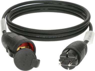 Klotz IM hybridní kabel Schuko-Schuko 3G 1,5 mm², pevná guma, 10m