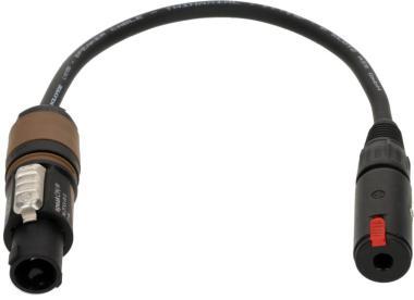 Klotz reproduktorový kabel SpeakON 2p - jack 3p, 0,3m