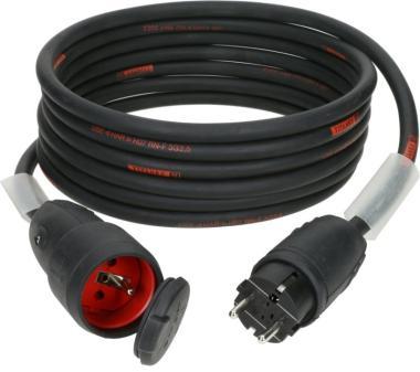 Klotz TITANEX H07RN-F tábkábel 3G 2,5 mm² Schuko papa/mama (FR és BE) - tömör gumi - 25m