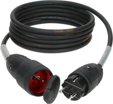 Klotz IM kabel Schuko-Schuko, 10m, gumový, 3G 1,5 mm²