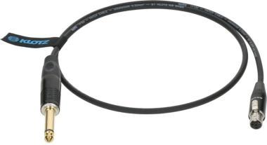 Klotz mikrofonový kabel pro Shure TQG (mini XLR 4p) - jack mono, zlacený - 0,7m