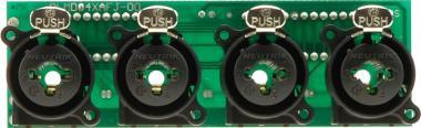 Klotz 4-kanálový XLR/TRS kombinovaný modul pro 19 MIS-TP 1 RU panel