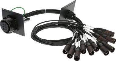 Klotz patch modul 12 kanálový, 21 HP, 12 x XLR 3p, 1,5m