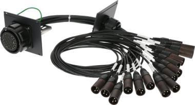 Klotz 16 csatornás RMP patch modul - 21 HP RMP 54p mama - 16 x XLR 3p papa - 1,5m