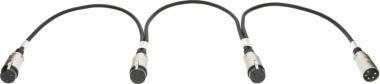 Klotz T Link párhuzamos adapter d&b EP 5p papa-hez - 3 x EP 5p mama - 0,6m
