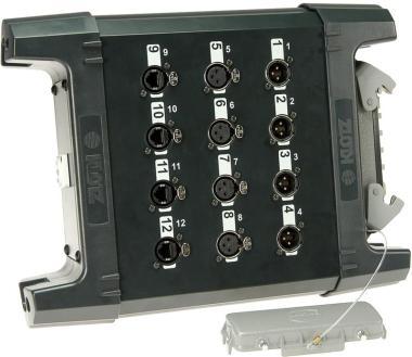 Klotz UMS TrueLink kimeneti színpadbox HAN® papa 4 x etherCON + 4/4 XLR 3p + powerCON kimenet