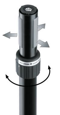 HK Audio K&M Speaker Mounting Pole M20 1 szerelvény, teleszkópos szatellit cső, M20