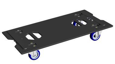HK Audio vozík pro LINEAR Sub 4000, 100mm kolečka (2 s brzdou)