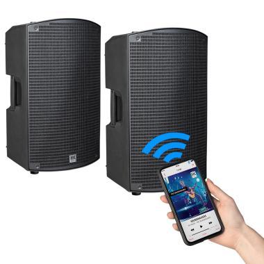 HK Audio SONAR 115 Xi aktív hangfal, 1200W, 15″ + 1″, Class AB+D, 3 preset, DSP, Bluetooth 5.0, TWS, Remote App