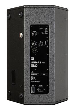 HK Audio LINEAR 5 MK II 112 XA aktív hangfal, 1200W bi-amp, 1x 12″/1″, 80°x60° CD-kürt, 31°, DSP out,DSP CONTROL Win/macOS