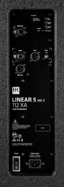 HK Audio LINEAR 5 MK II 112 XA aktív hangfal, 1200W bi-amp, 1x 12″/1″, 80°x60° CD-kürt, 31°, DSP out,DSP CONTROL Win/macOS