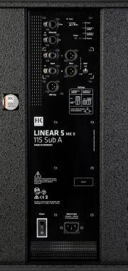 HK Audio LINEAR 5 MK II 115 Sub A aktív subhangfal, 1200W, 1x 15″, bass-reflex, Class-D, M20, DSP out, DSP CONTROL Win/macOS