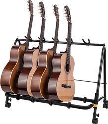 Hercules GS525B PLUS Gitárállvány öt gitár részére, kerekekkel