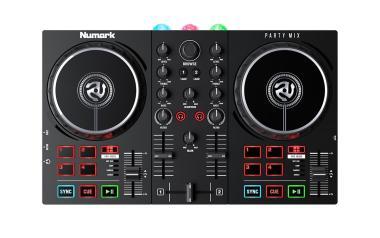 Numark Party Mix (MKII) DJ kontroller, 2 ch, 8 pad, Touch Jog, Serato DJ Lite, LED-effekt