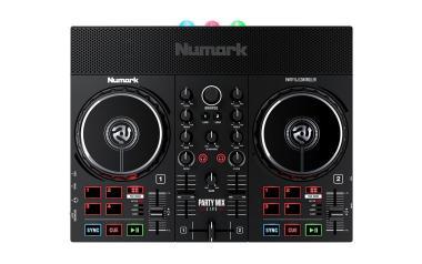 Numark Party Mix Live DJ kontroller, 2 ch, 8 pad, Touch Jog, Serato DJ Lite, LED-effekt, hangszóró